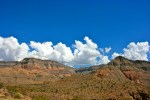 Image of canyons and clouds