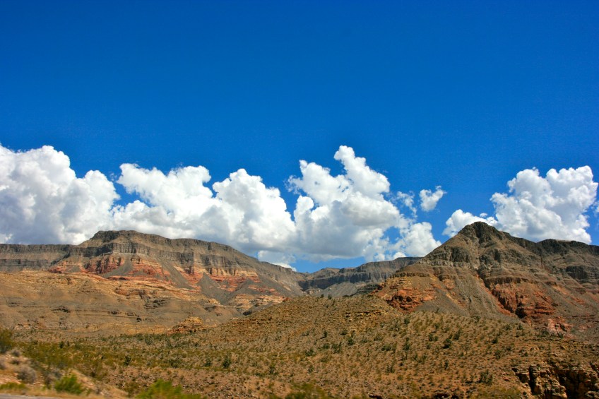 Image of canyons and clouds
