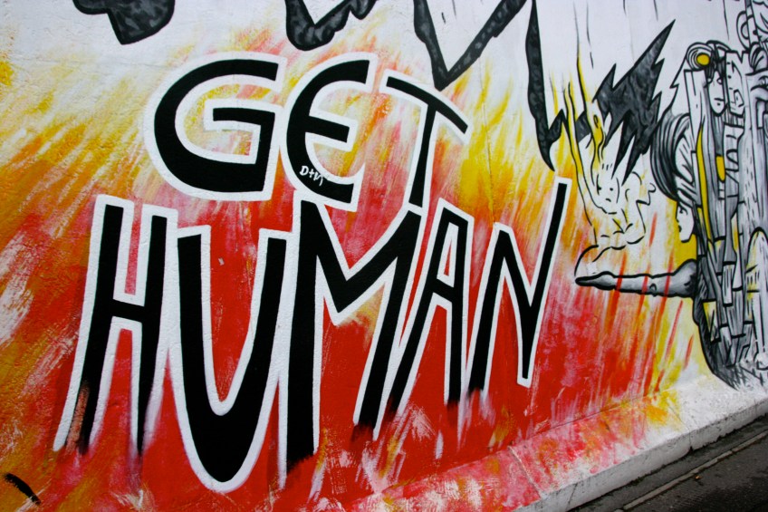 Get Human Graffiti Berlin Wall