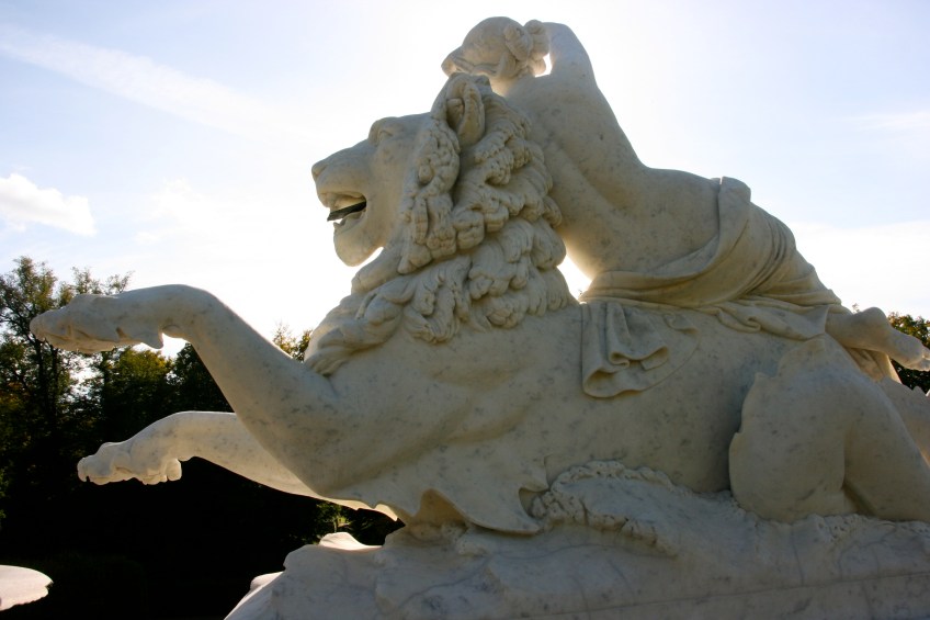 Lion Fountain near Orangery Palace