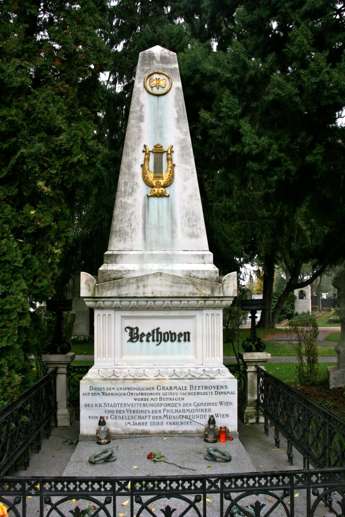 Beethoven's Grave, Zentralfriedhof, Vienna, Austria
