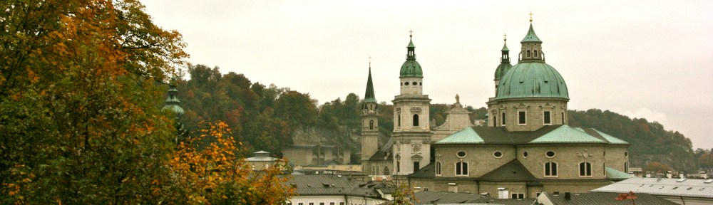 Salzburg, Austria, Fall, Domes, Cathedral,