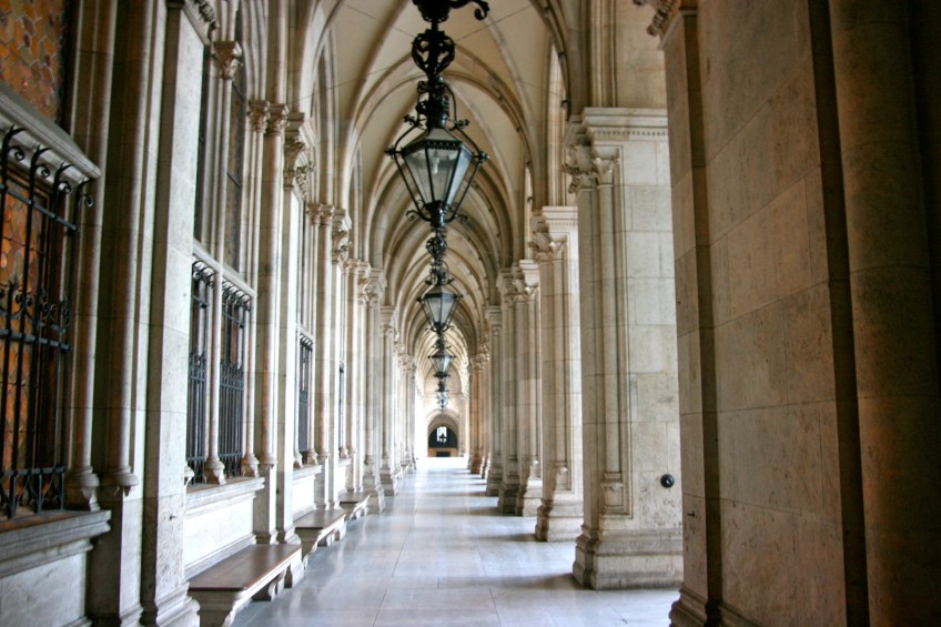 Architecture, Vienna, Austria, Hallway