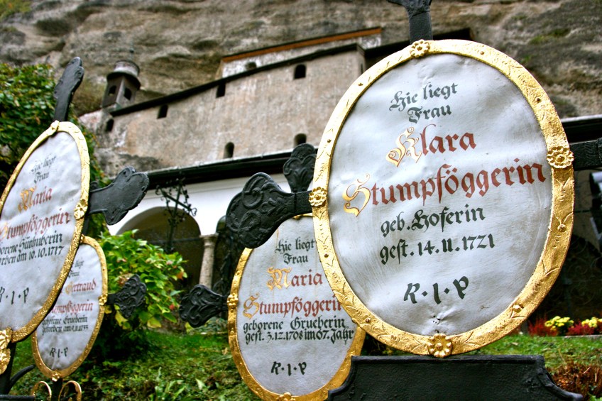 St. Peter's Cemetery, Salzburg, Austria, Crypt, Grave