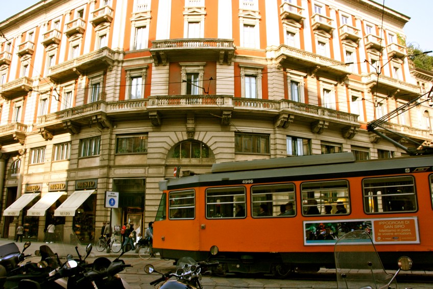 Milan, Italy, Street, Busy, metro