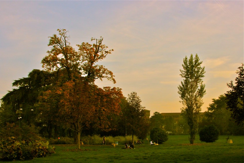 Sempione Park, Milan, Italy, Fall