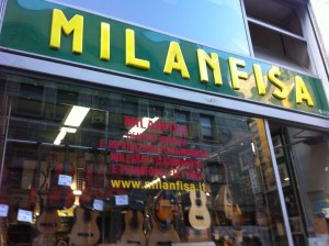 Milanfisa Music Store, Milan, Italy, Music, Guitars, Instruments