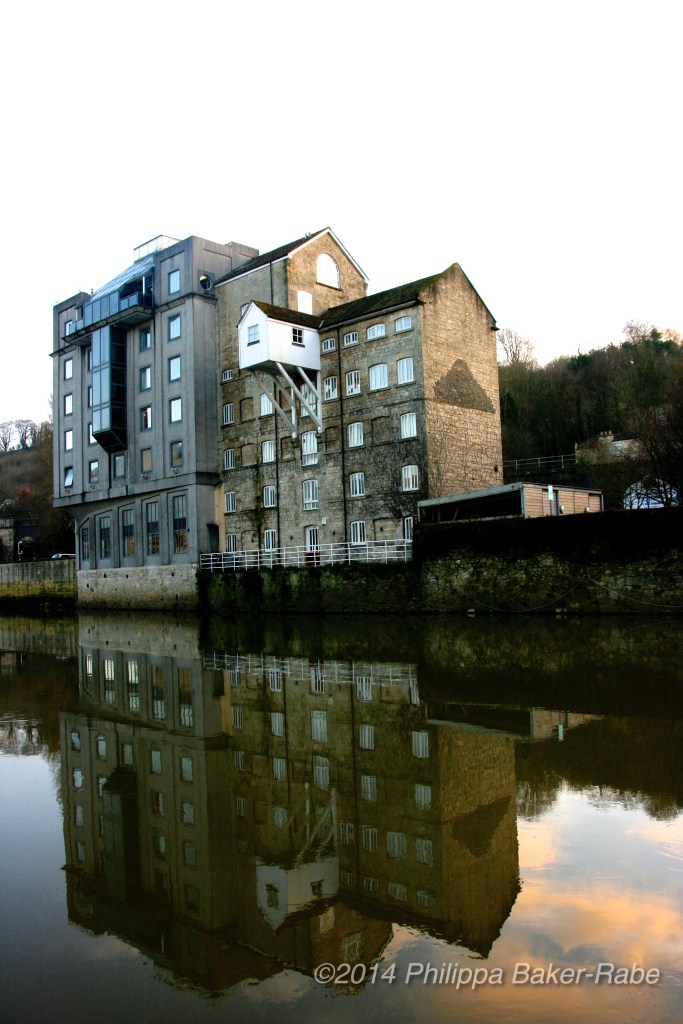 Reflections on the River Avon Bath England