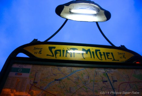 Paris Metro Saint Michel